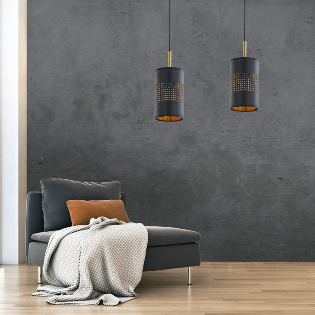 Lampa wisząca Tago czarna E27 TK Lighting