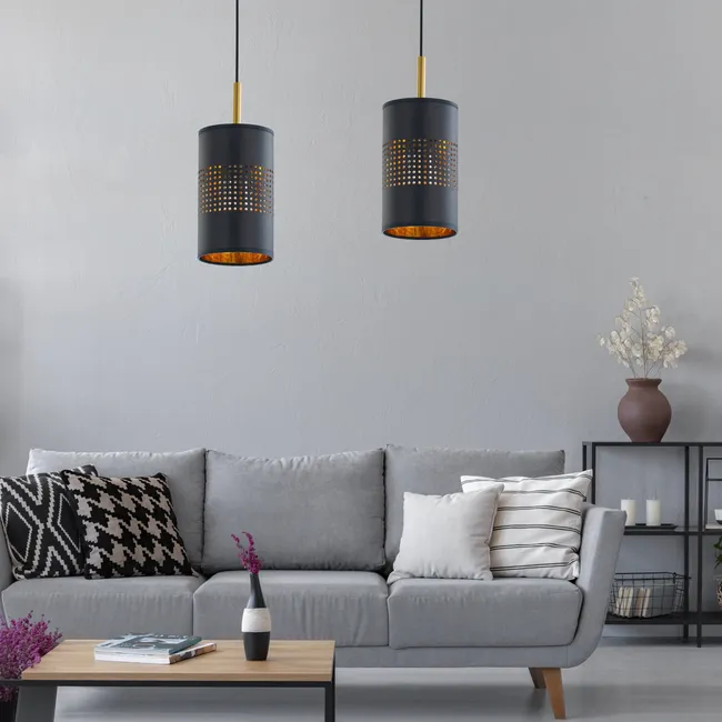 Lampa wisząca Tago czarna E27 TK Lighting