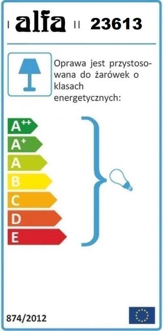 Lampa wisząca Tango biała 3 x E27 Alfa