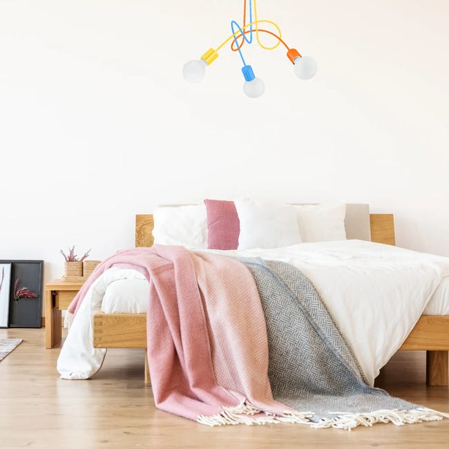 Lampa wisząca Tango multikolor 3 x E27 Alfa