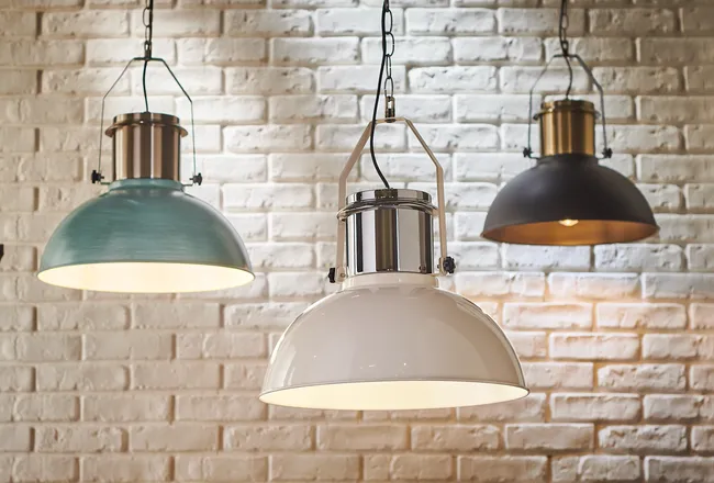 Lampa wisząca Ted czarno-złota E27 Inspire