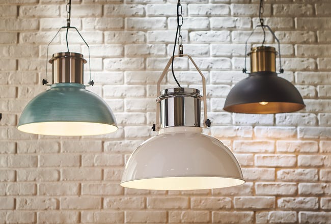 Lampa wisząca Ted niebieska E27 Inspire