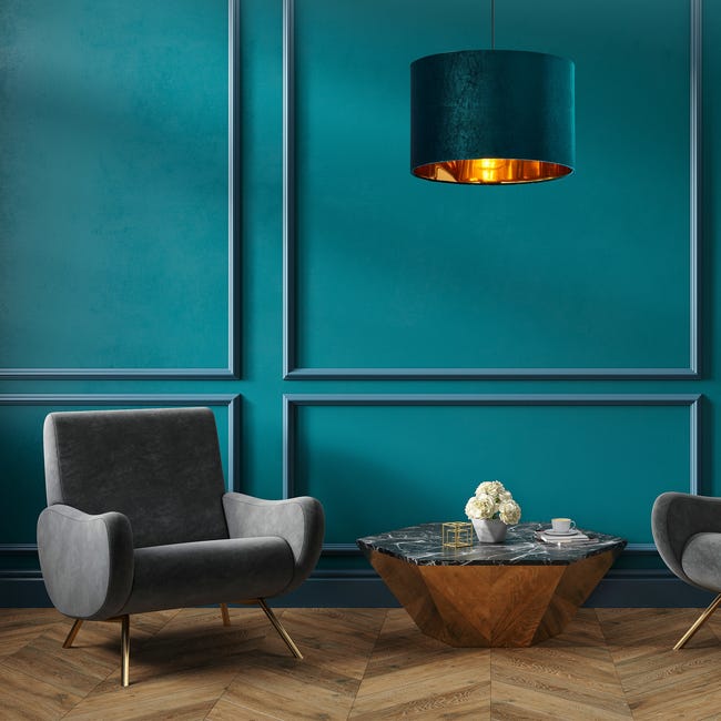 Lampa wisząca Tercio zielona E27 TK Lighting