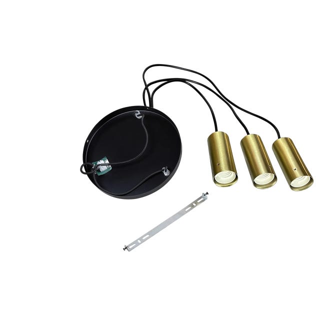 Lampa wisząca Tirana czarna 3 x E27 Light Prestige