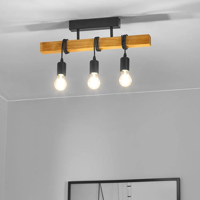 Lampa wisząca Townshend czarny 3 x E27 Eglo