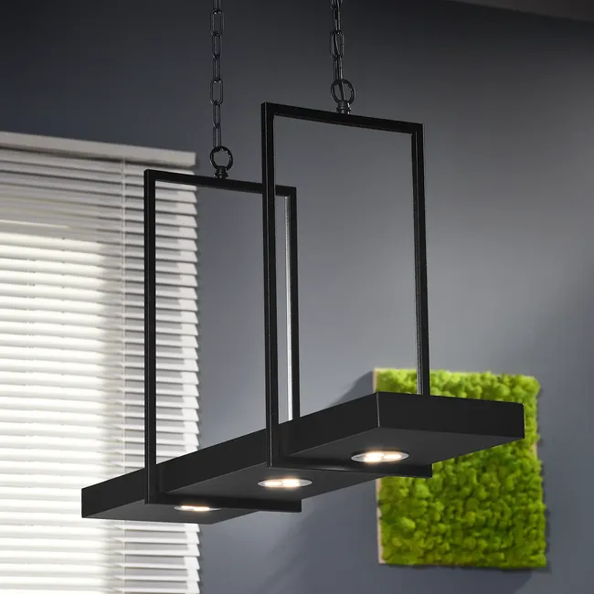 Lampa wisząca Tray czarna LED Markslojd
