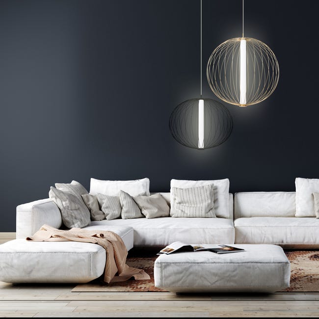 Lampa wisząca Treviso czarna 1600 lm LED Light Prestige