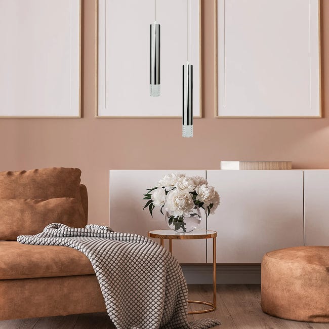 Lampa wisząca Tubi chrom GU10 Milagro