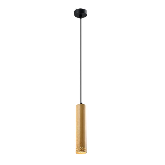 Lampa wisząca Tubo brązowa 25 cm GU10 Candellux