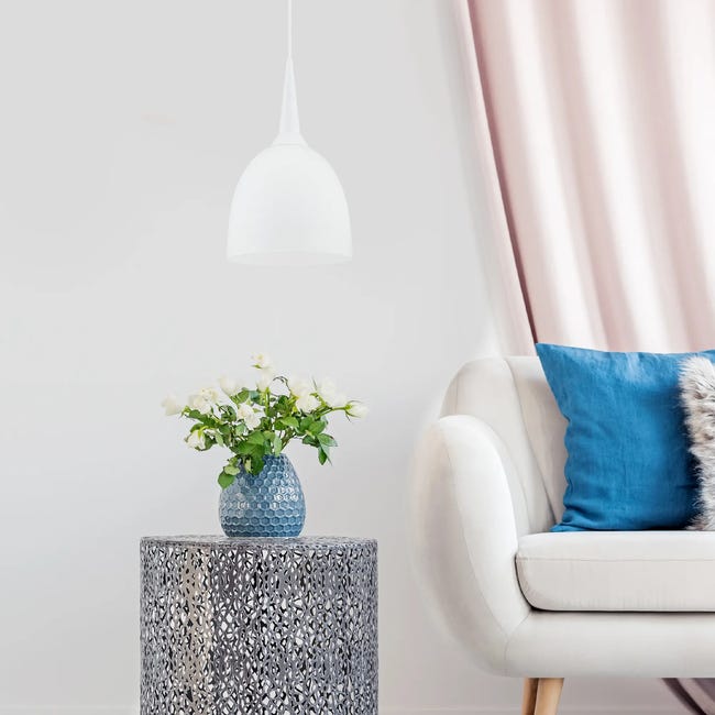 Lampa wisząca Uni biała E27 Alfa