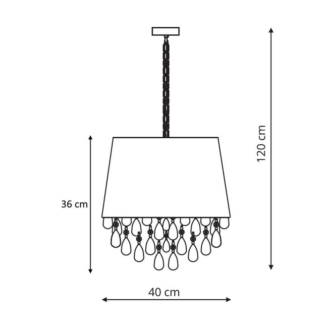 Lampa wisząca VIGO biała E27 LIGHT PRESTIGE