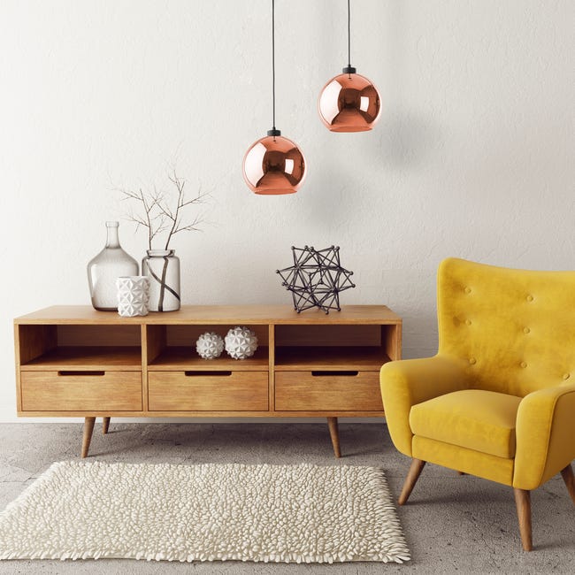 Lampa wisząca Venezia miedź E27 Tk Lighting