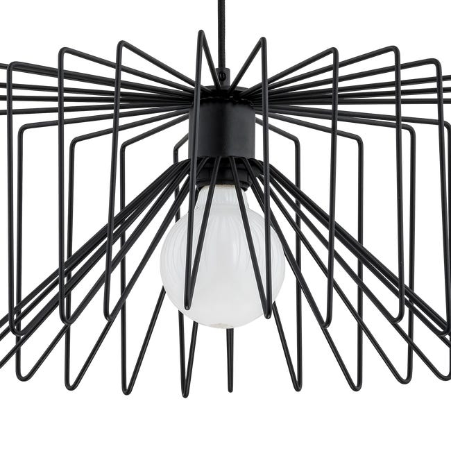 Lampa wisząca Verso czarna E27 Alfa