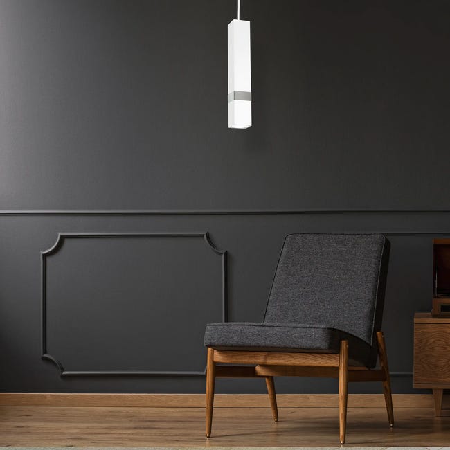 Lampa wisząca Vidar biało-srebrna GU10 Milagro
