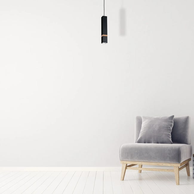 Lampa wisząca Vidar czarna GU10 Eko-Light