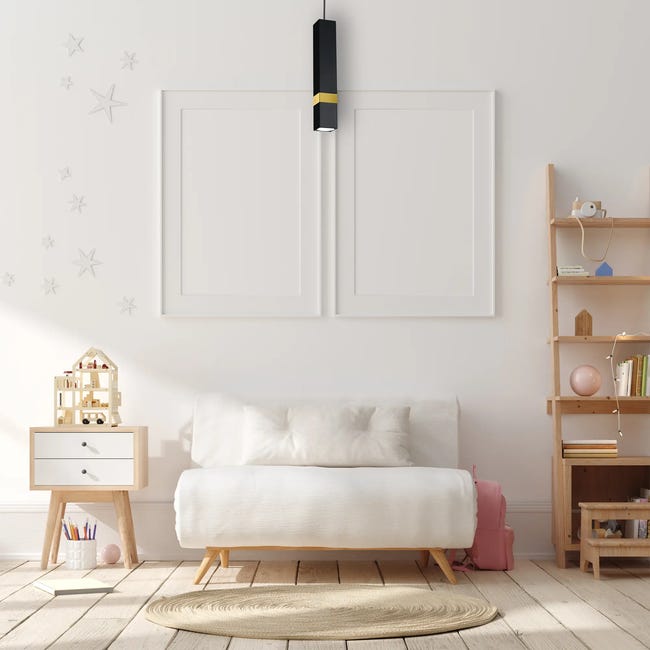 Lampa wisząca Vidar czarno-złota GU10 Milagro