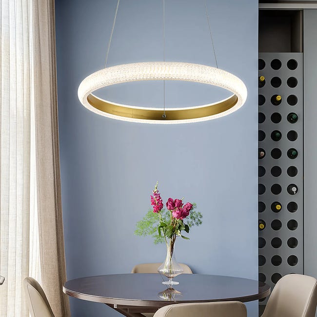 Lampa wisząca Vigo złota LED Reality