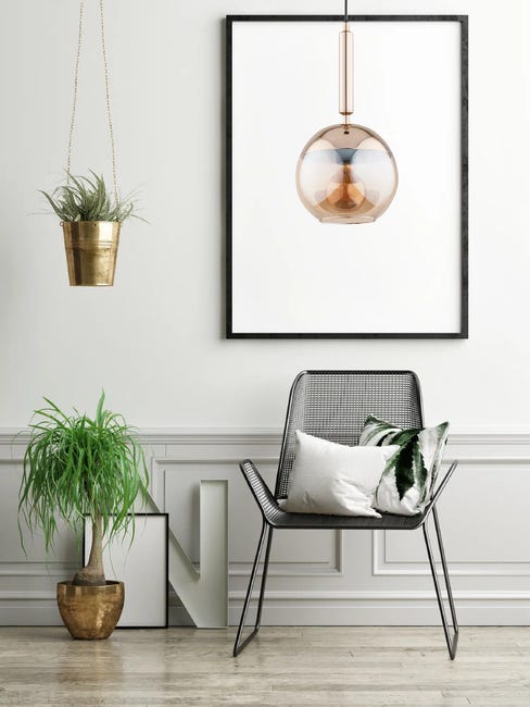 Lampa wisząca Volda New czarny E27 Alfa