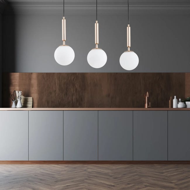 Lampa wisząca Volda Picolo złota 3 x E14 Alfa
