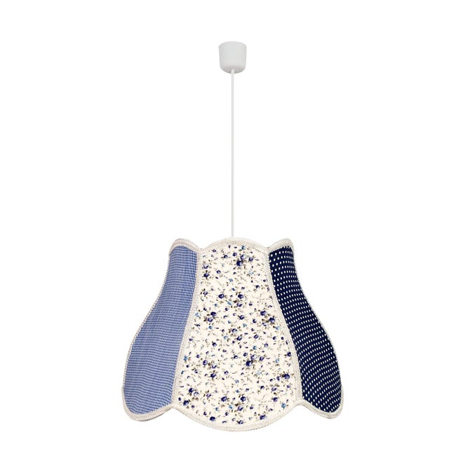Lampa wisząca Zuza niebieska E27 Candellux