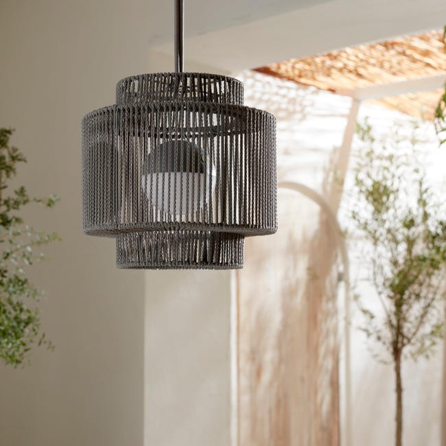 Lampa wisząca ogrodowa Corda IP54 LED Inspire