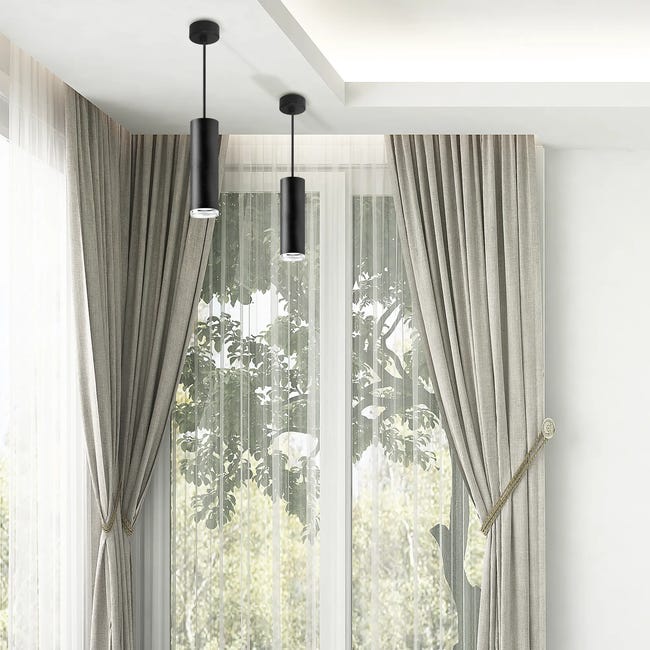Lampa wisząca łazienkowa Turyn czarna GU10 IP44 Goldlux