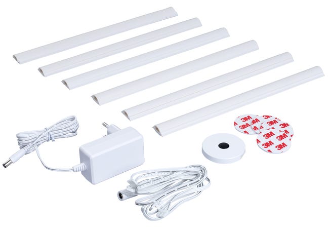 Lampka LED 3 szt. PL987 z czujnikiem ruchu kwadrat DPM