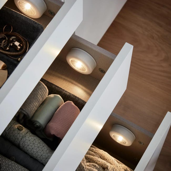 Lampka LED 3 szt. na baterie biała