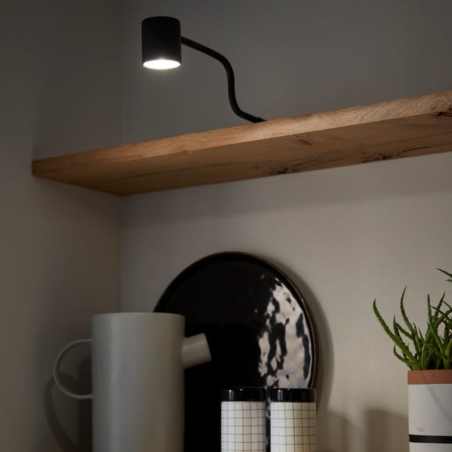 Lampka LED Sveva czarna IP20 380 lm Inspire