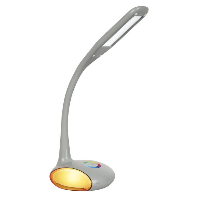 Lampka biurkowa Aje-Venus szara RGB LED Activejet