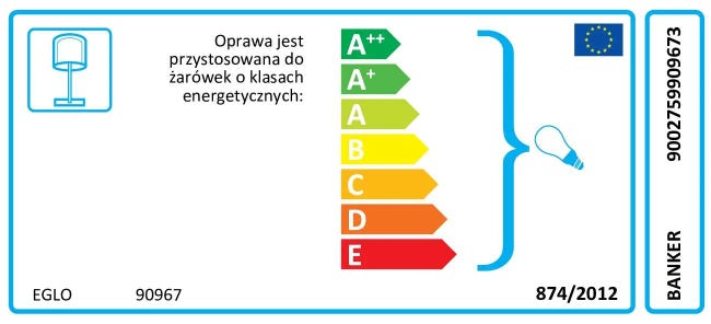 Lampka biurkowa BANKER złoto-zielona E27 EGLO