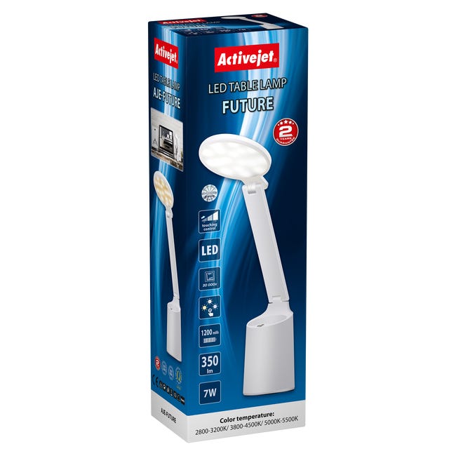 Lampka biurkowa Future biała LED Activejet