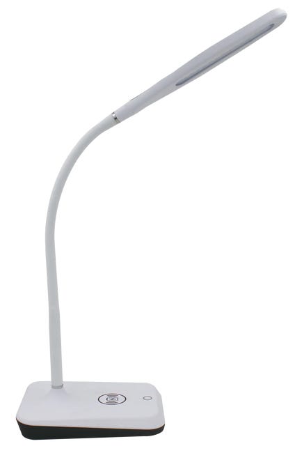 Lampka biurkowa Mesquite biała USB LED Inspire