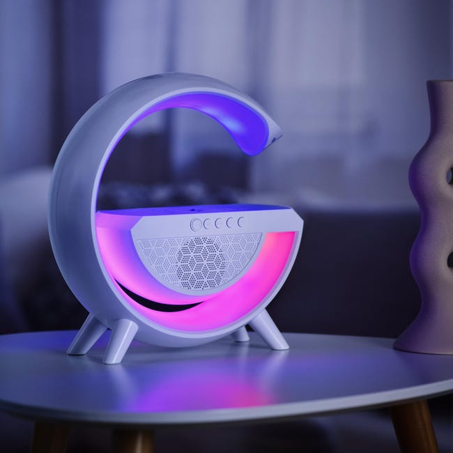 Lampka biurkowa Solo biała RGB USB LED Activejet