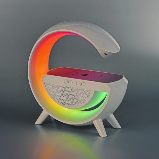 Lampka biurkowa Solo biała RGB USB LED Activejet
