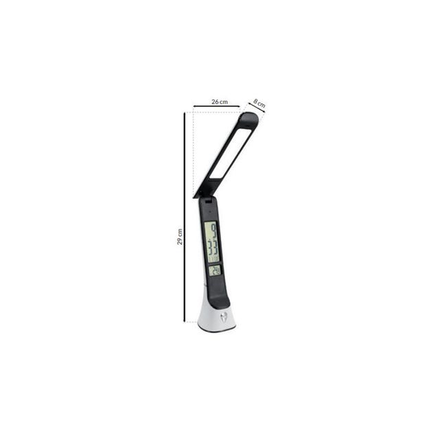 Lampka biurowa TORI 260 lm czarno-biała LED
