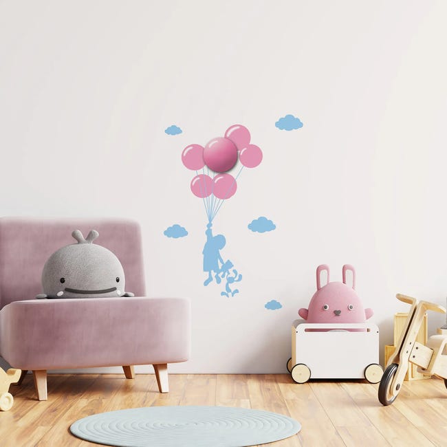 Lampka dziecięca Balon różowa LED Eko-Light