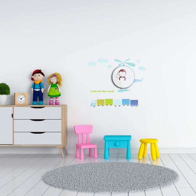 Lampka dziecięca Helikopter biała LED Eko-Light