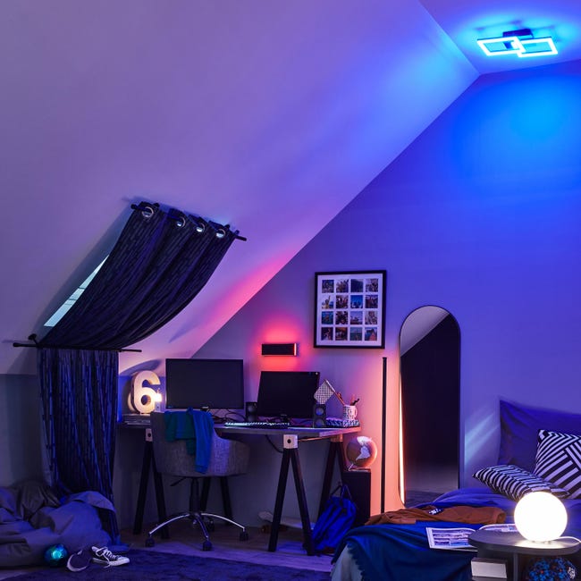 Lampka nocna Luli biała LED z funkcją latarki z USB Inspire