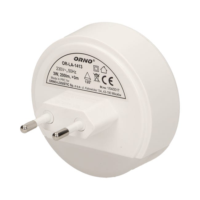 Lampka nocna OR-LA-1413 do kontaktu z czujnikiem ruchu LED VIRONE