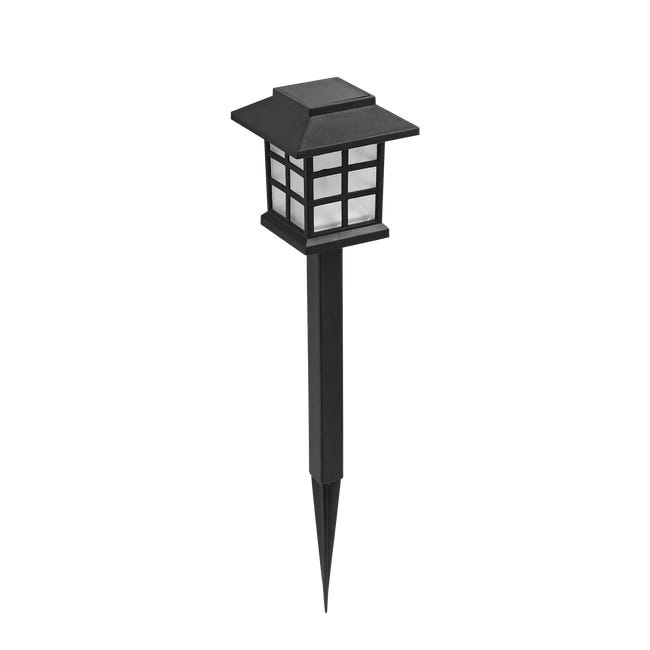 Lampka solarna wbijana London czarna LED Inspire