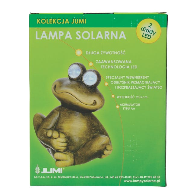 Lampka solarna ŻABA IP44 LED JUMI