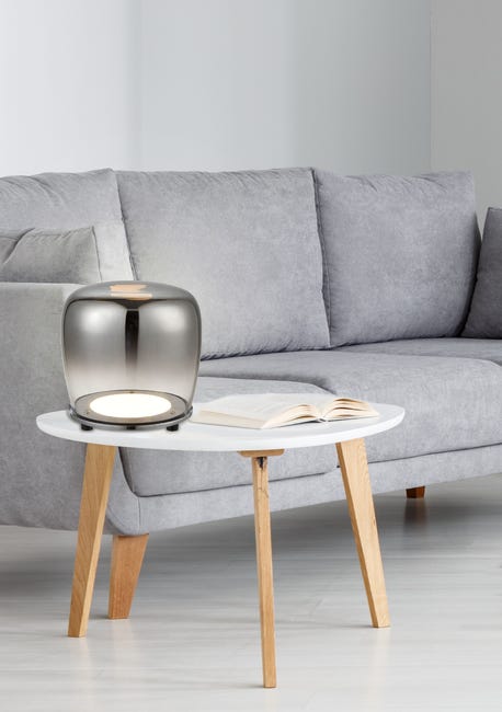 Lampka stołowa Berloz czarna LED Candellux