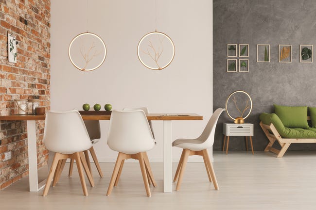 Lampka stołowa Davos złota LED Candellux