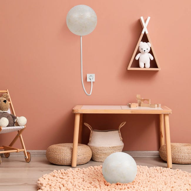 Lampka stołowa Delmar Eco beżowa E27 Inspire