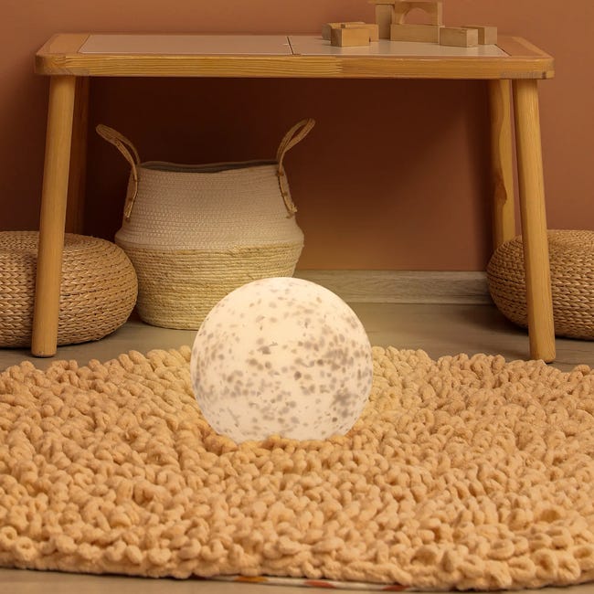 Lampka stołowa Delmar Eco beżowa E27 Inspire