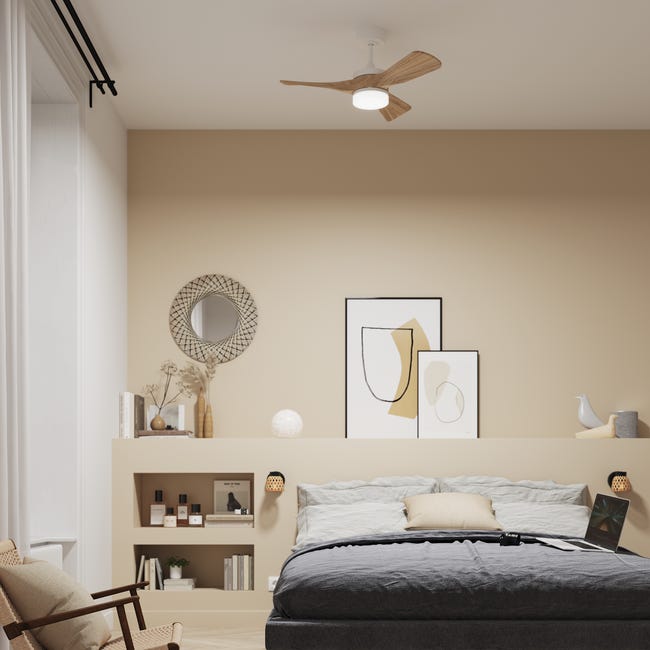 Lampka stołowa Delmar Eco niebieska E27 Inspire