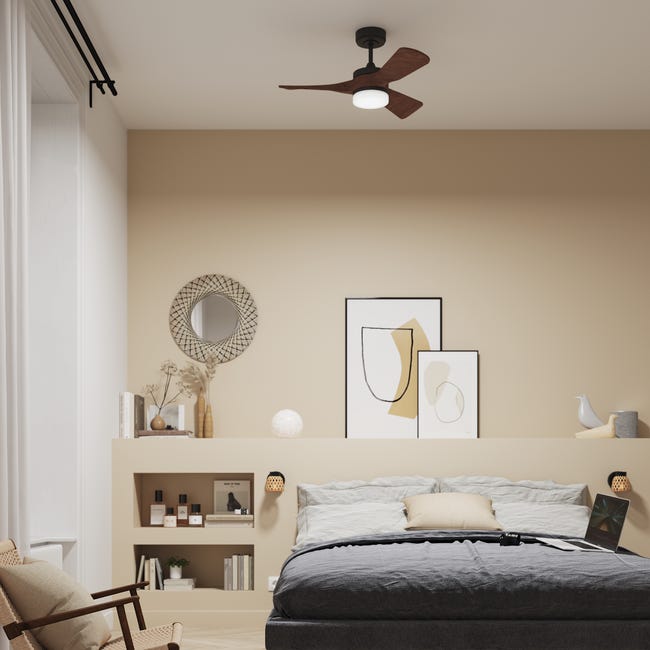 Lampka stołowa Delmar Eco niebieska E27 Inspire