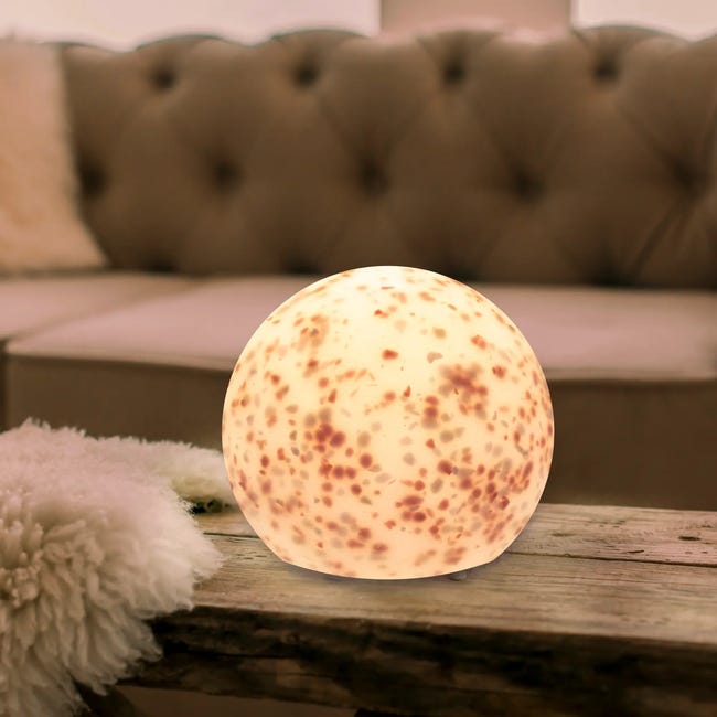 Lampka stołowa Delmar Eco różowa E27 Inspire