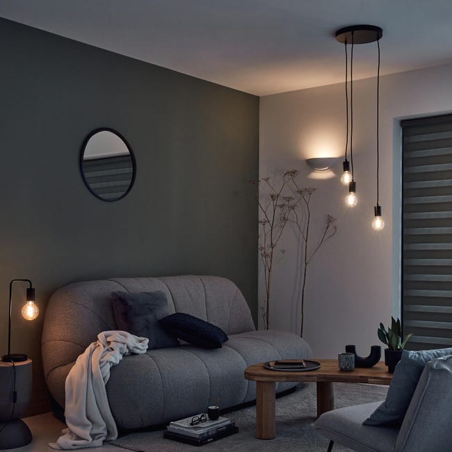 Lampka stołowa Lina czarna E27 Inspire